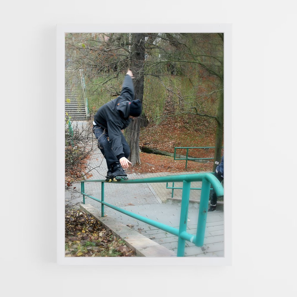 Poster Skate & Tricks – affiche Rollerblade (vue 3)